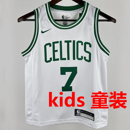 Camiseta NBA Boston Celtics – BROWN #7 – blanca · 2025 - vista 1