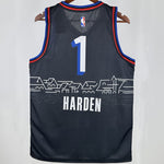 Camiseta NBA Philadelphia 76ers – HARDEN #1 – City Edition · azul zafiro · 2021 - vista 2