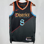 Camiseta NBA Washington Wizards – AVDIJA #8 – City Edition · negra · 2025 - vista 1