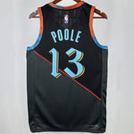 Camiseta NBA Washington Wizards – POOLE #13 – City Edition · negra · 2025 - vista 2