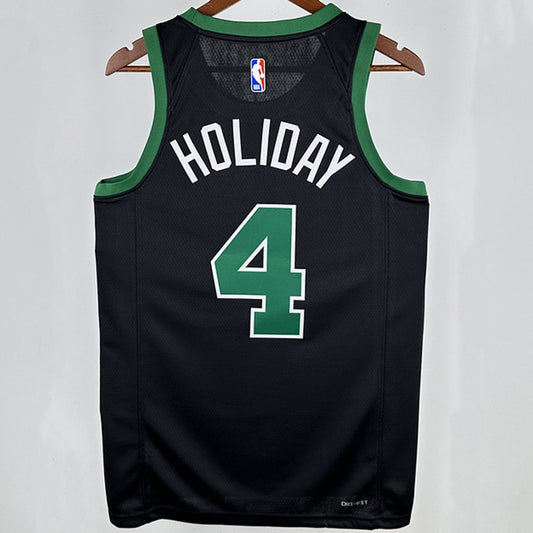 Camiseta NBA Boston Celtics – HOLIDAY #4 – negra · 2025 - vista 2