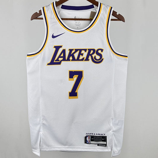 Camiseta NBA Los Angeles Lakers – ANTHONY #7 – blanca · 2025 - vista 1