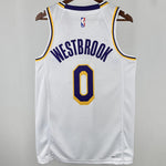 Camiseta NBA Los Angeles Lakers – WETBROOK #0 – blanca · 2025 - vista 2