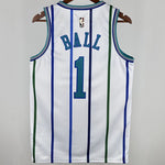 Camiseta NBA retro Charlotte Hornets – BALL #1 – Retro · blanca · 2020 - vista 2