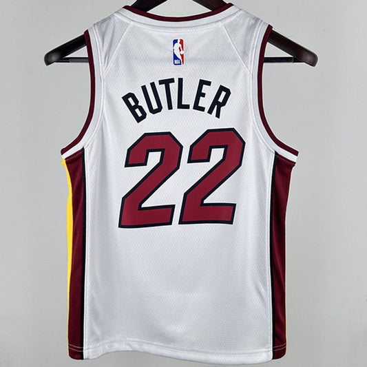 Camiseta NBA Miami Heat – BUTLER #22 – blanca · 2024/25 - vista 2