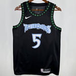 Camiseta NBA retro Minnesota Timberwolves – EDWARDS #5 – Retro · negra - vista 1