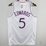 Camiseta NBA Minnesota Timberwolves – EDWARDS #5 – blanca - vista 2