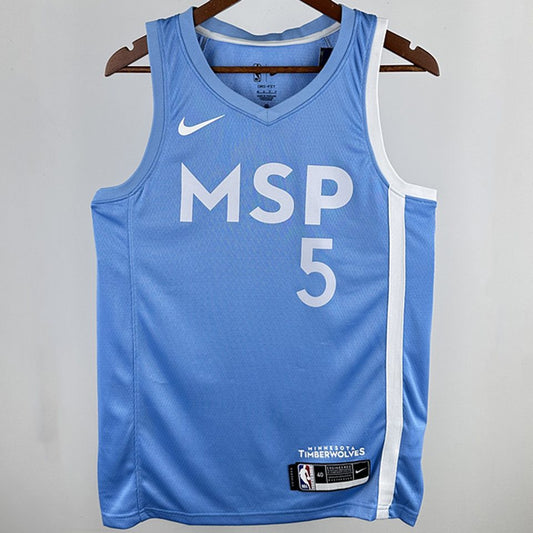 Camiseta NBA Minnesota Timberwolves – EDWARDS #5 – azul - vista 1