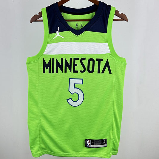 Camiseta NBA Minnesota Timberwolves – EDWARDS #5 – verde - vista 1