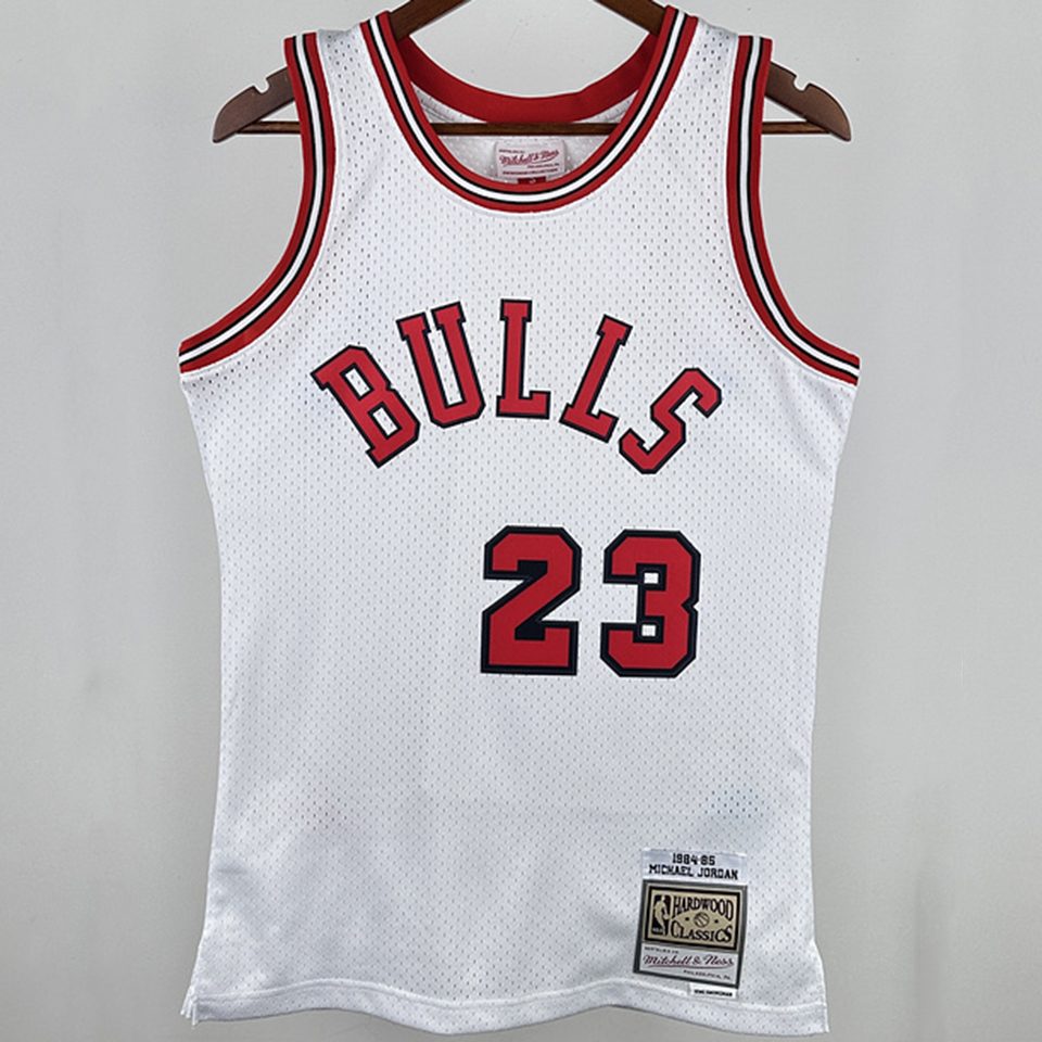Camiseta NBA retro Chicago Bulls – JORDAN #23 – Retro · blanca · 1984/1985 - vista 1