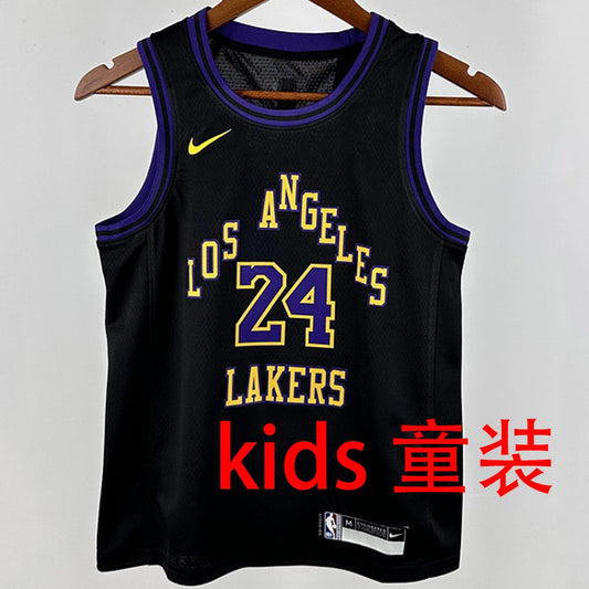 Camiseta NBA Los Angeles Lakers – BRYANT #24 – City Edition · negra · 2024/25 - vista 1