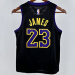 Camiseta NBA Los Angeles Lakers – JAMES #23 – City Edition · negra · 2024/25 - vista 2