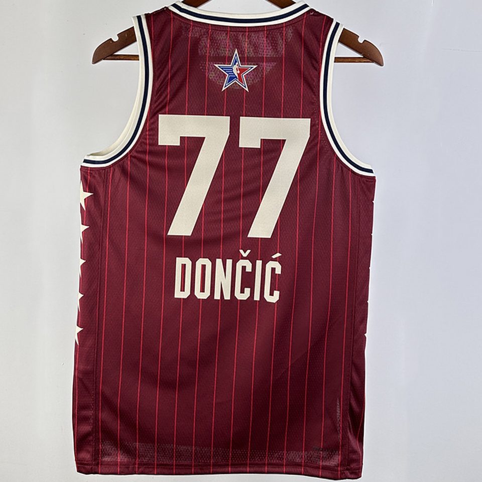 Camiseta NBA All-Star – DONCIC #77 – All-Star · roja · 2024 - vista 1
