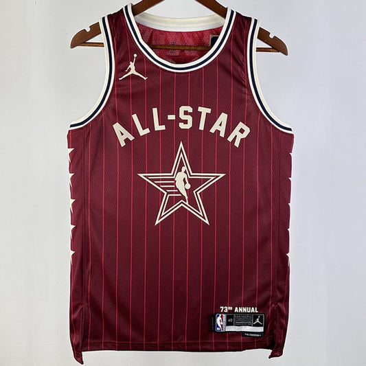 Camiseta NBA All-Star – DONCIC #77 – All-Star · roja · 2024 - vista 2