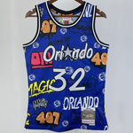 Camiseta NBA retro Atlanta Hawks – ONEAL #32 – Retro · azul · 1994/95 - vista 1