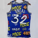 Camiseta NBA retro Atlanta Hawks – ONEAL #32 – Retro · azul · 1994/95 - vista 2