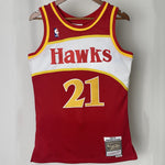 Camiseta NBA retro Atlanta Hawks – WILKNS #21 – Retro · roja · 1985/86 - vista 1