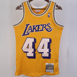 Camiseta NBA retro Los Angeles Lakers – WEST #44 – Retro · amarilla · 1996/97 - vista 1