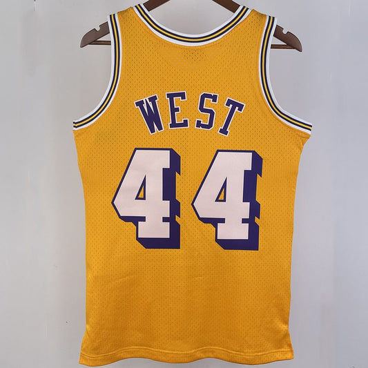 Camiseta NBA retro Los Angeles Lakers – WEST #44 – Retro · amarilla · 1996/97 - vista 2