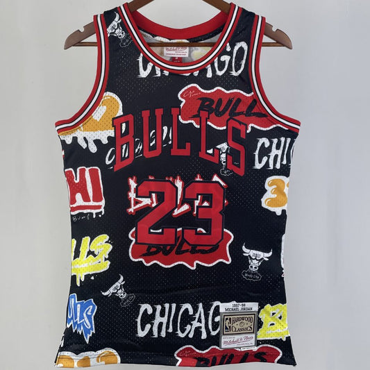 Camiseta NBA retro Chicago Bulls – JORDAN #15 – Retro · negra · 1997/98 - vista 1