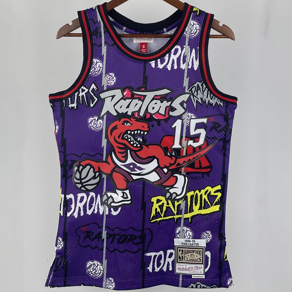Camiseta NBA retro Minnesota Timberwolves – CARTER #15 – Retro · morada · 1998/99 - vista 1