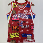 Camiseta NBA retro Philadelphia 76ers – IVERSON #3 – Retro · roja · 1996/97 - vista 1