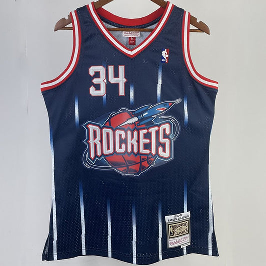 Camiseta NBA retro Houston Rockets – OLAJUWON #34 – Retro · azul · 1996/97 - vista 1