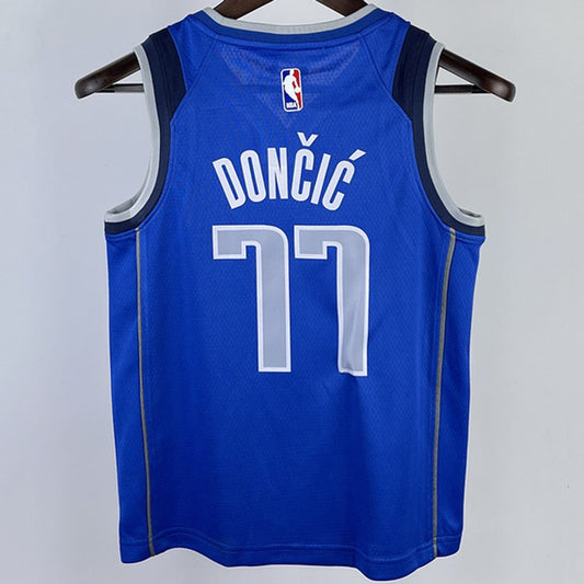 Camiseta NBA Dallas Mavericks – DOECIC #77 – azul · 2023/24 - vista 2