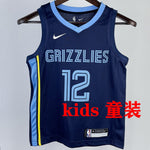 Camiseta NBA Memphis Grizzlies – MORANT #12 – azul zafiro · 2023/24 - vista 1