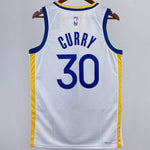Camiseta NBA Golden State Warriors – CURRY #30 – blanca · 2023/24 - vista 2