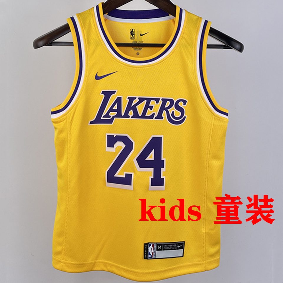 Camiseta NBA Los Angeles Lakers – BRYANT #24 – amarilla - vista 1
