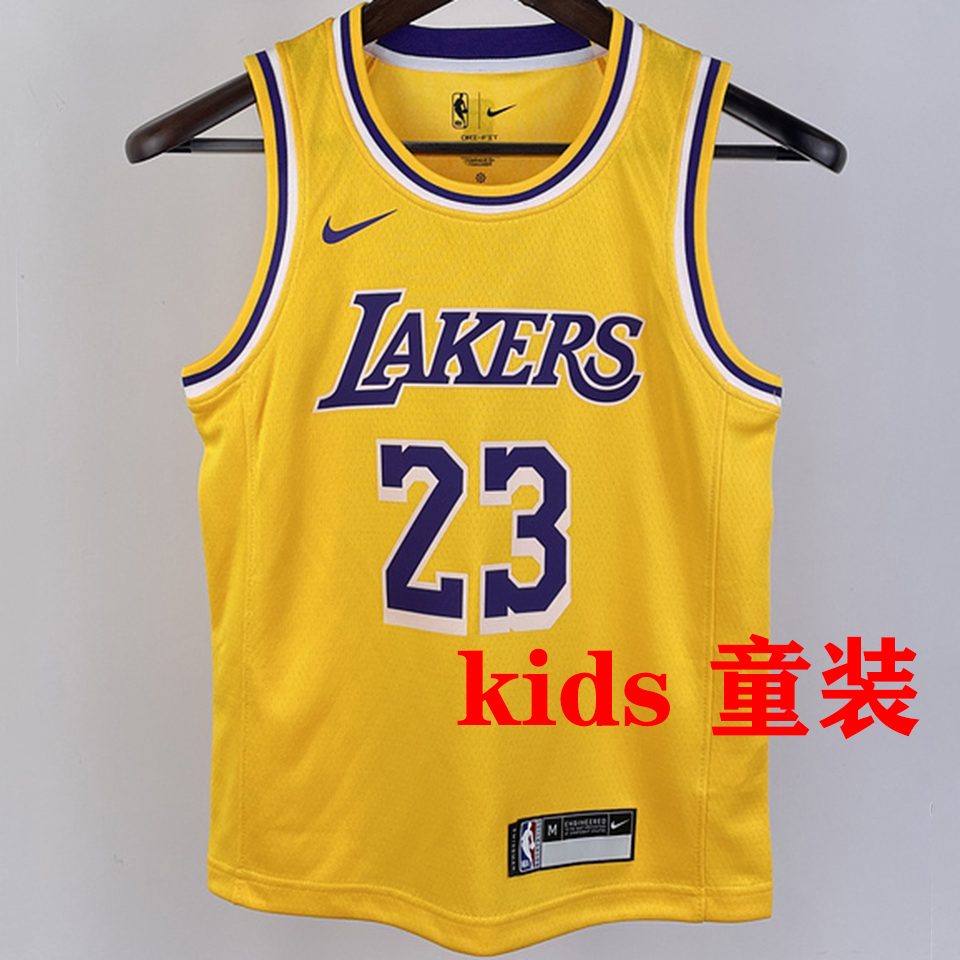 Camiseta NBA Los Angeles Lakers – JAMES #23 – amarilla - vista 1
