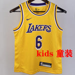 Camiseta NBA Los Angeles Lakers – JAMES #6 – amarilla - vista 1