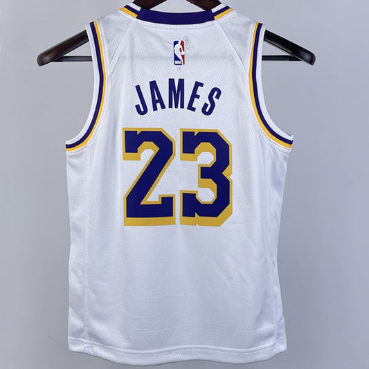 Camiseta NBA Los Angeles Lakers – JAMES #23 – blanca - vista 2