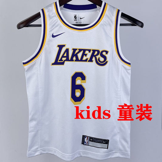 Camiseta NBA Los Angeles Lakers – JAMES #6 – blanca - vista 1