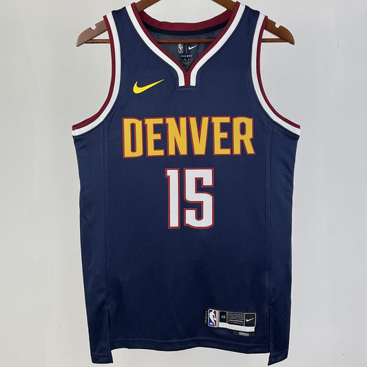 Camiseta NBA Denver Nuggets – JOKIC #15 – azul · 2023/24 - vista 1