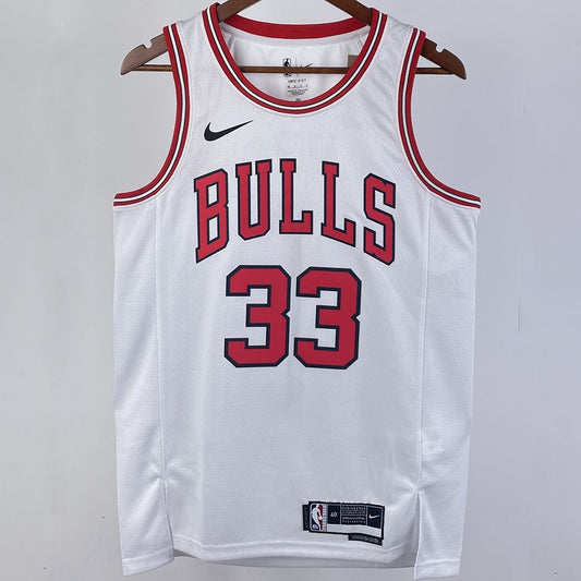 Camiseta NBA Chicago Bulls – PIPPEN #33 – blanca · 2023/24 - vista 1