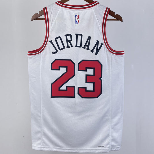 Camiseta NBA Chicago Bulls – JORDAN #23 – blanca · 2023/24 - vista 2
