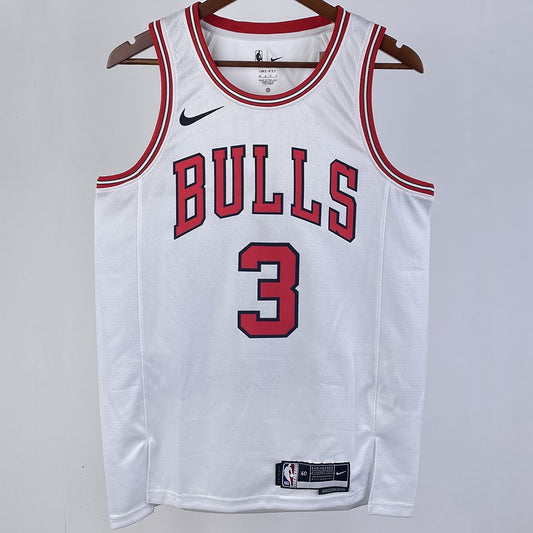 Camiseta NBA Chicago Bulls – WADE #3 – blanca · 2023/24 - vista 1