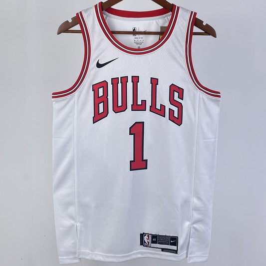 Camiseta NBA Chicago Bulls – BRSE #1 – blanca · 2023/24 - vista 1