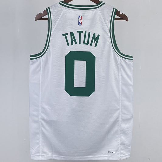 Camiseta NBA Boston Celtics – TATUM #0 – blanca · 2023/24 - vista 2