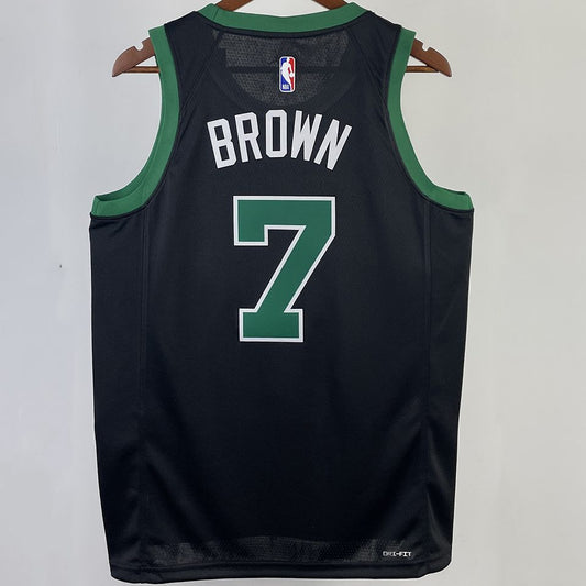 Camiseta NBA Boston Celtics – BROWN #7 – negra · 2023/24 - vista 2