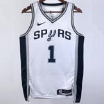 Camiseta NBA San Antonio Spurs – WEMBANYAMA #1 – blanca · 2023/24 - vista 1