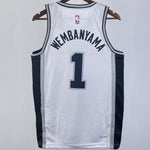 Camiseta NBA San Antonio Spurs – WEMBANYAMA #1 – blanca · 2023/24 - vista 2