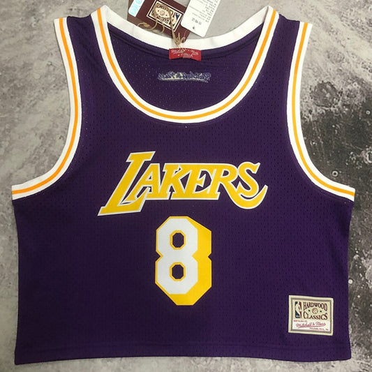 Camiseta NBA mujer Los Angeles Lakers – BRYANT #8 – Retro · morada - vista 1