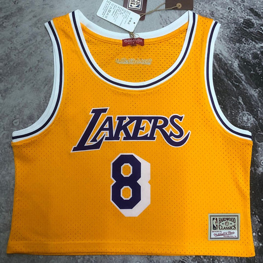 Camiseta NBA mujer Los Angeles Lakers – BRYANT #8 – Retro · amarilla - vista 1