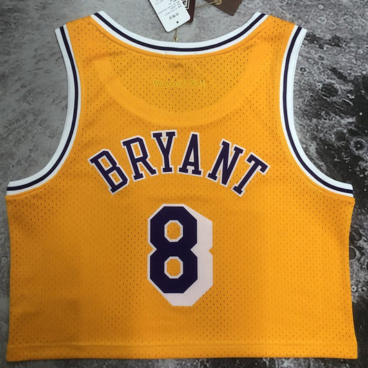 Camiseta NBA mujer Los Angeles Lakers – BRYANT #8 – Retro · amarilla - vista 2