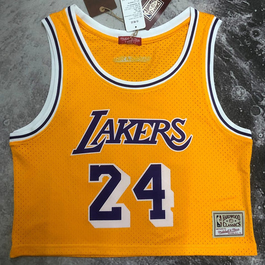 Camiseta NBA mujer Los Angeles Lakers – BRYANT #24 – Retro · amarilla - vista 1