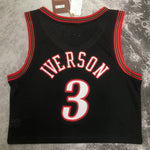Camiseta NBA mujer Philadelphia 76ers – IVERSON #3 – Retro · negra - vista 2