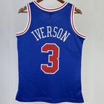 Camiseta NBA retro Philadelphia 76ers – IVERSON #3 – Retro · azul · 1996/97 - vista 2
